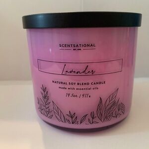 Scentsational Lavender 14.5 oz Scented Candle, Luxury Candle, NWT